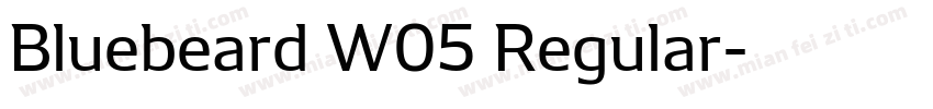 Bluebeard W05 Regular字体转换